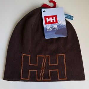 NWT Helly Hansen Brown Beanie